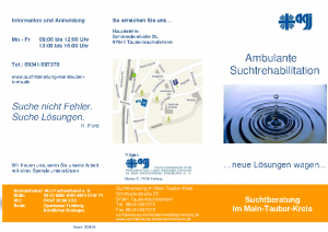 Flyer Ambulante Reha